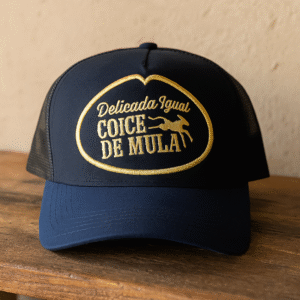 Boné trucker : Bone-delicada-igual-coice-de-mula