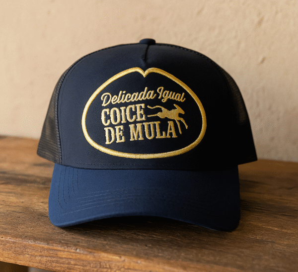 Boné trucker : Bone-delicada-igual-coice-de-mula