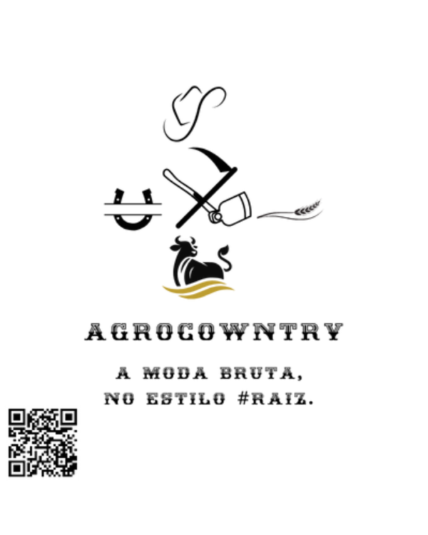 Boné Nelore Preto Vinho Aba Cinza | Agrocowntry - Imagem 5