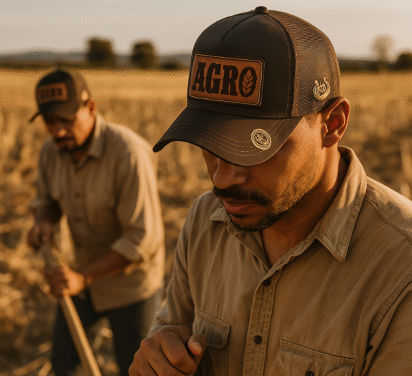 Agroboy-boné agro Boné agro marrom country Agrocowntry trucker com courino Premium