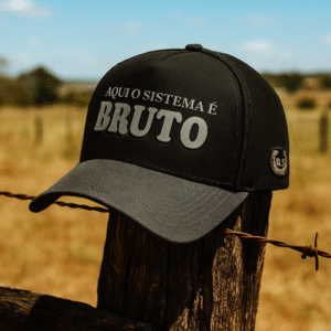 Boné :Aqui o sistema é bruto preto.