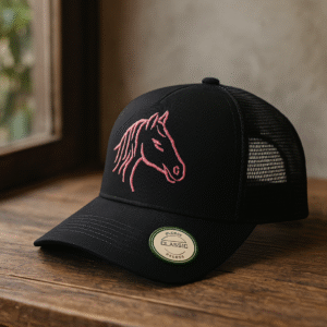 Boné Cavalgada Rosa Preto
