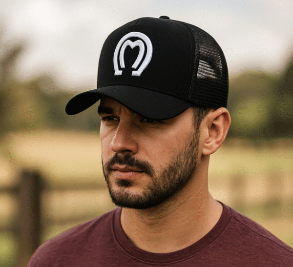 Boné Manga-larga Marchador Preto Agrocowntry Estilo Raiz