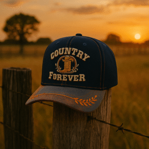 Boné Country Forever Azul Marinho _ Agrocowntry Premium
