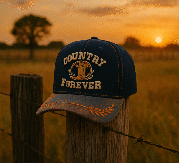 Boné Country Forever Azul Marinho _ Agrocowntry Premium