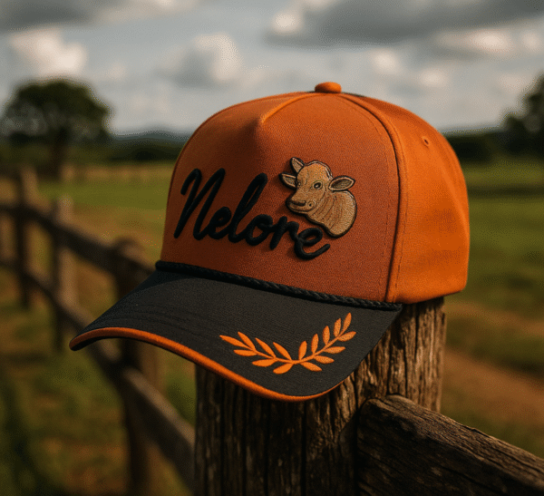 Nelore marrom no campo