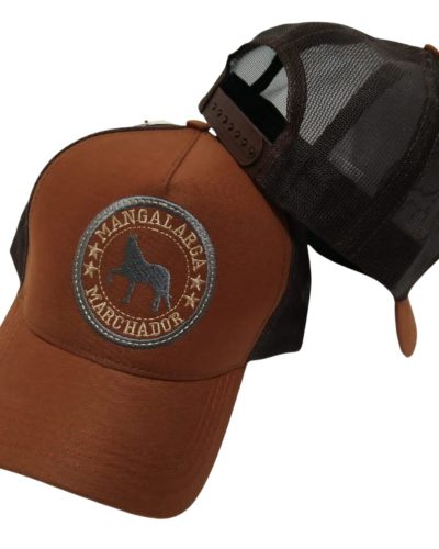 Cavalgada manga larga machador marrom Boné cavalgada Manga larga machador marrom.
