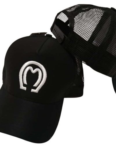 Manga larga machador preto bordado boné agrocowntry: Manga larga machador preto bordado.