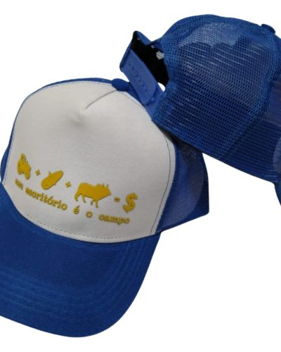 Boné Agrocowntry: Meu escritório é no campo.