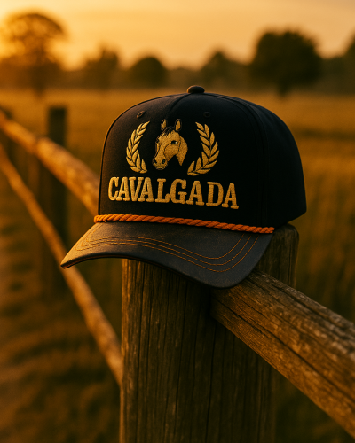 boné cavalgada Premium Preto agrocowntry