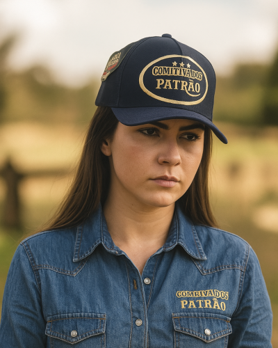 modelo usando boné comitiva do patrão modelo-usando-bone-comitiva-do-patrao